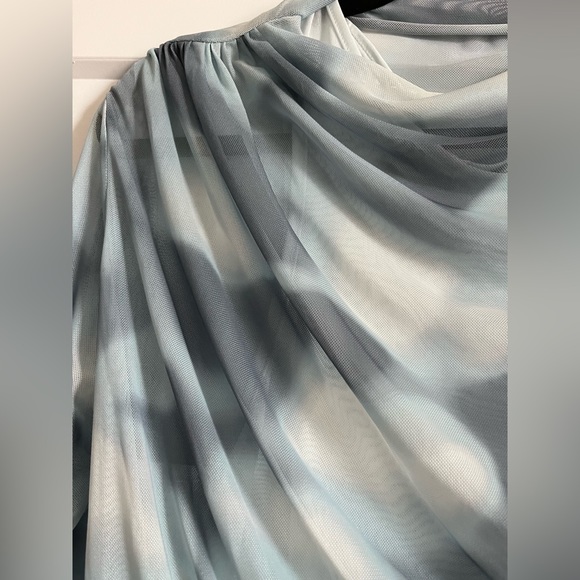 ZARA Printed Tulle Top - Picture 4 of 6